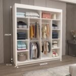 Chicago Sliding Mirror Wardrobe - All Sizes and Colors - Image 18