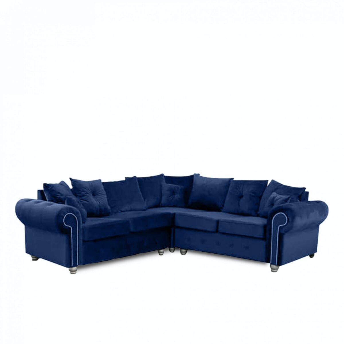 ASHWIN VELVET CORNER SOFA - Image 2
