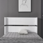 Madrid High Black Gloss Storage Bed - Image 2