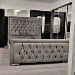 Bramley Grey Plush Sofa
