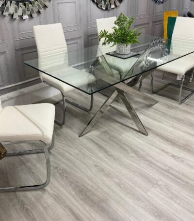 Verto Glass Dining Table
