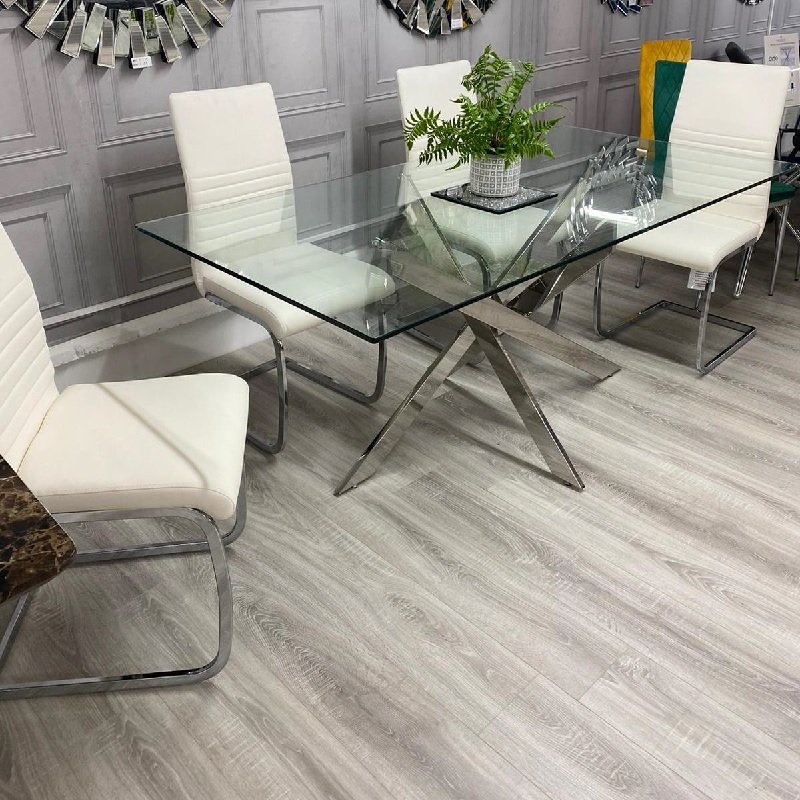 Verto Glass Dining Table