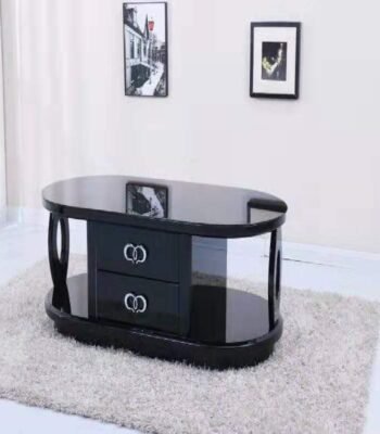 PrismTop Black Coffee Table