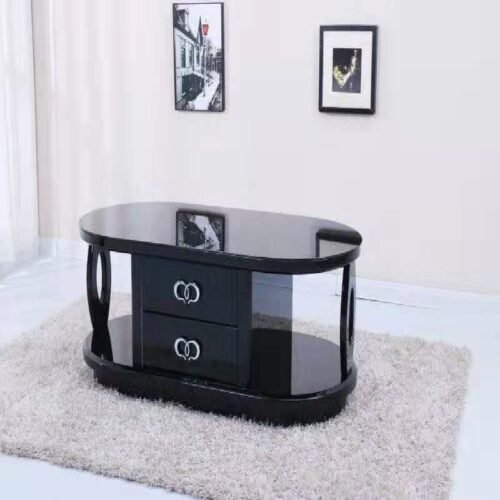 PrismTop Black Coffee Table