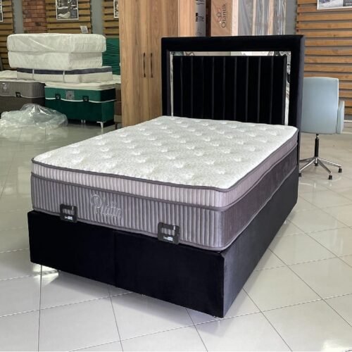 Haven Blue Double Storage Bed