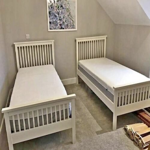 Monet White Single Bed