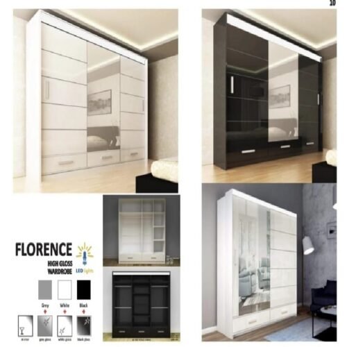 Florence Sliding Wardrobe 203 cm