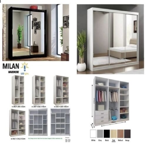 Milan Sliding Wardrobe