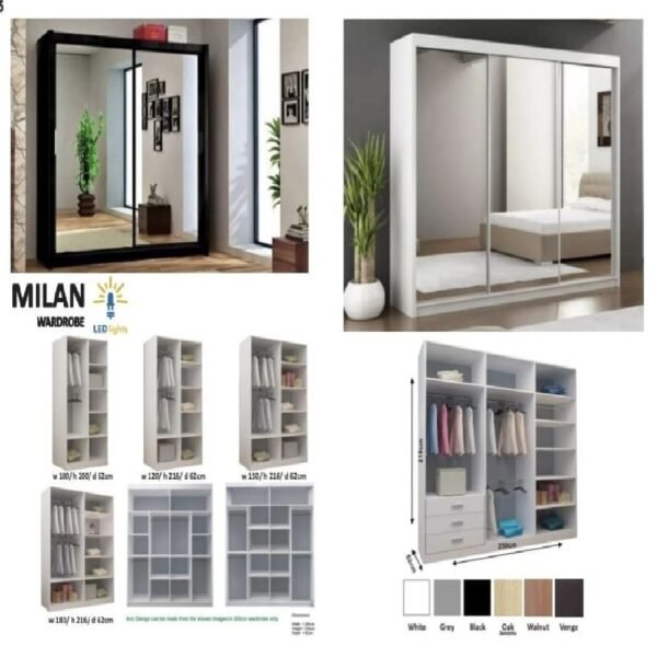 Milan Sliding Wardrobe