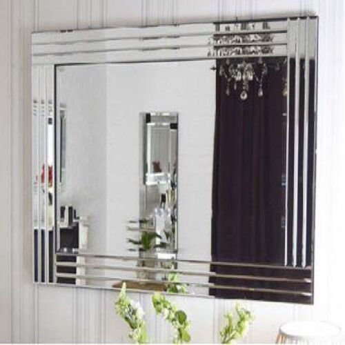 Sunburst Illusion Square Mirror