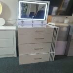 Cambridge Craft Square Glossy Dressing Table
