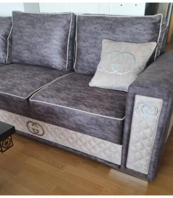 Prestige Grey Sleek Design Sofa