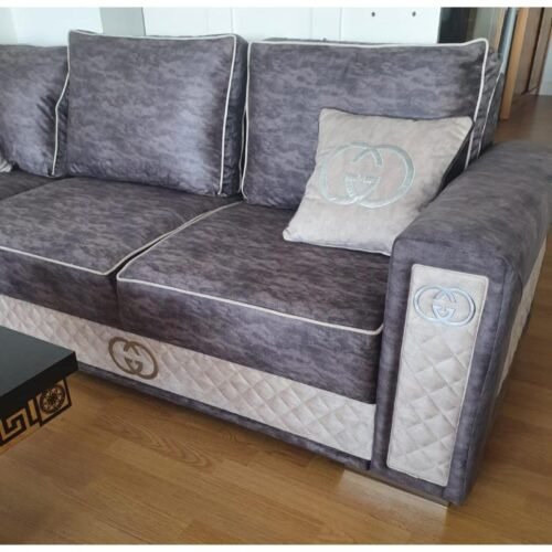 Prestige Grey Sleek Design Sofa