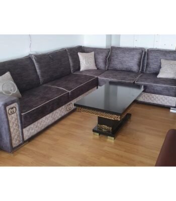 Prestige Grey Sleek Design Corner Sofa