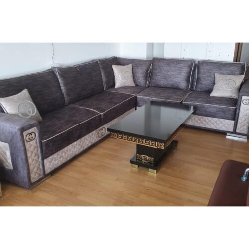 Prestige Grey Sleek Design Corner Sofa