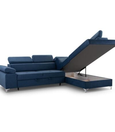 Recliner Blue Corner Sofa