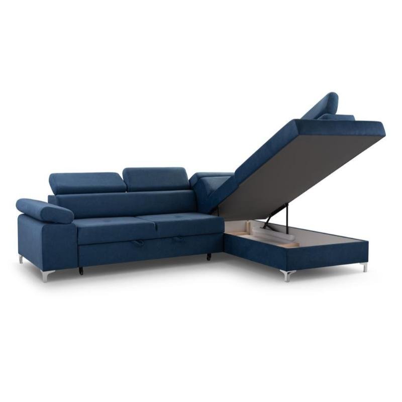 Recliner Blue Corner Sofa