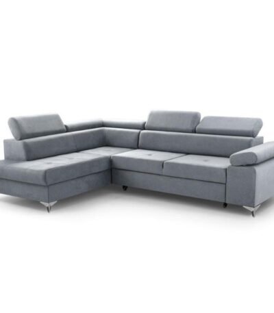 Aurelia Grey Corner Sofa