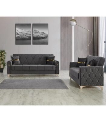 Nordic Black Sofa