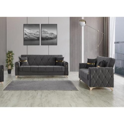Nordic Black Sofa