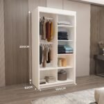 Chicago Sliding Mirror Wardrobe - All Sizes and Colors - Image 14