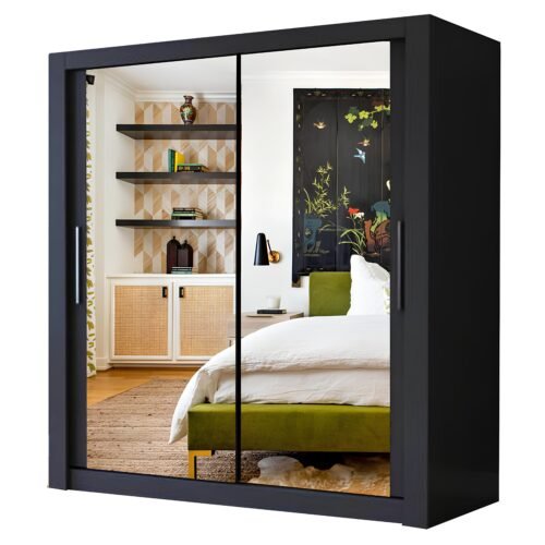Chicago Sliding Mirror Wardrobe - All Sizes and Colors