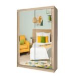 Chicago Sliding Mirror Wardrobe - All Sizes and Colors - Image 8