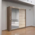 Lyon Sliding Mirror Wardrobe - Image 4